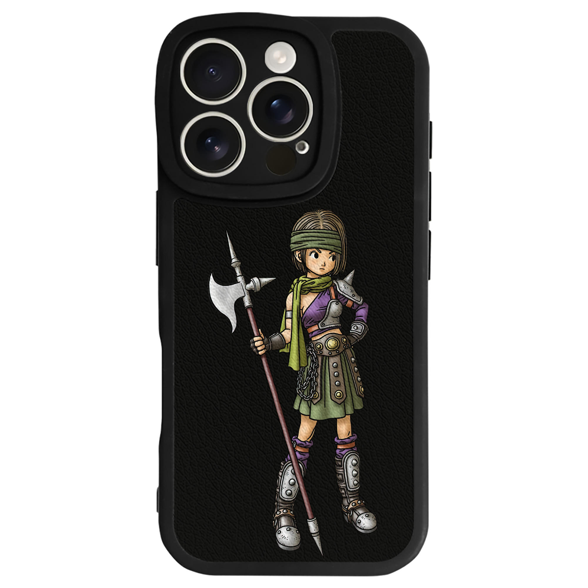 （画像用） ドラゴンクエスト Doragon Kuesuto Dragon Quest 【iPhone 16シリーズ対応】シリコンスマホケース（レザー調） 材質：シリコン